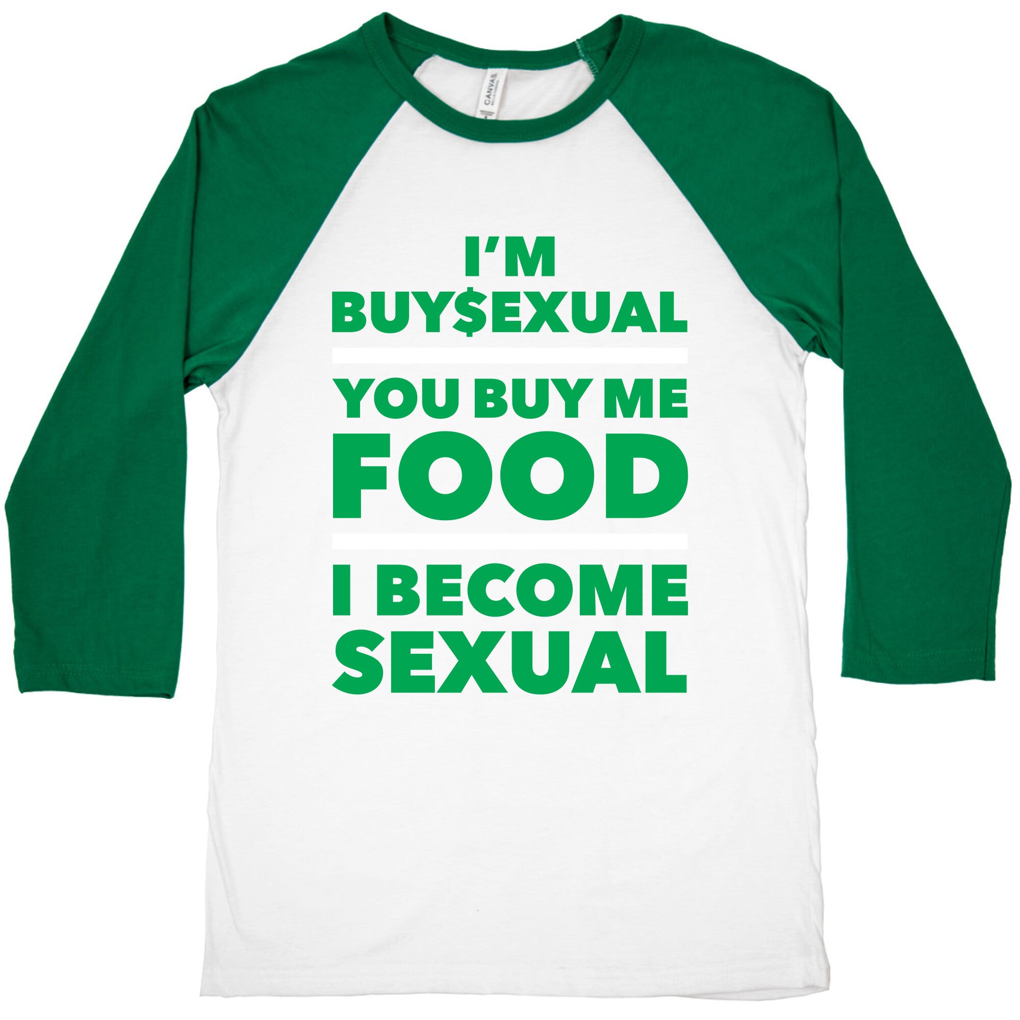 I'm Buysexual Baseball Tee